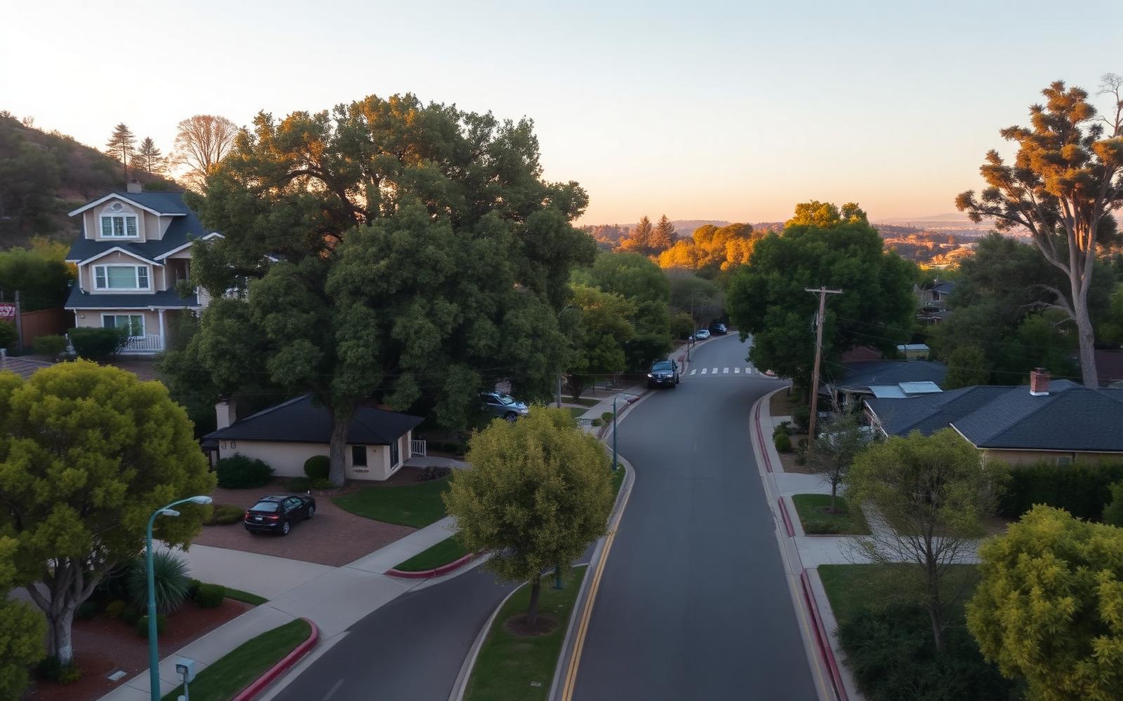 East Bay hillside neighborhood